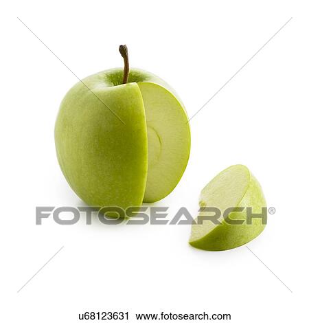 Apple segment cut from apple. View Large Photo Image Stock Image - Apple segment cut from apple.. Fotosearch