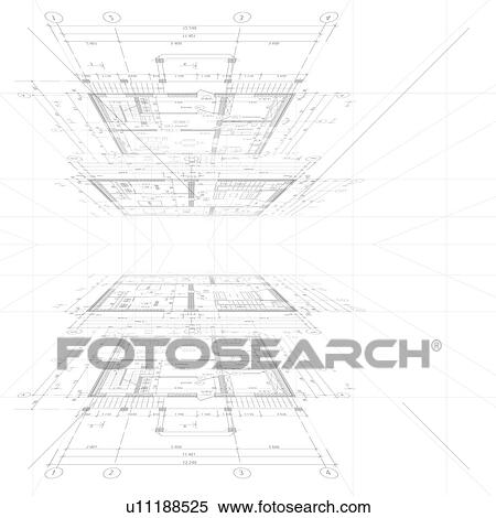 Architectural plans, illustration. View Large Photo Image Stock Photography - Architectural plans, illustration.. Fotosearch