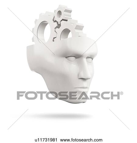 Stock Image - Artificial intelligence, conceptual illustration.. Fotosearch