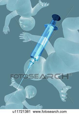 Babies and injection, illustration. View Large Photo Image Stock Image - Babies and injection, illustration.. Fotosearch