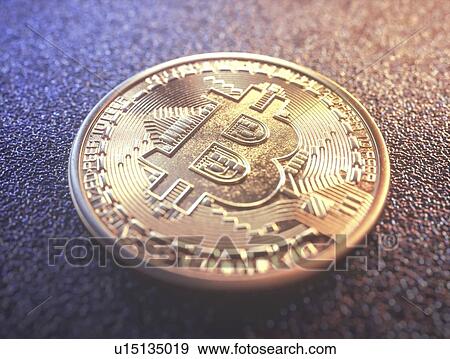 Stock Photo - Bitcoin, illustration.. Fotosearch
