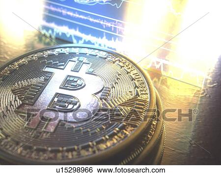 Stock Photograph - Bitcoin, illustration.. Fotosearch