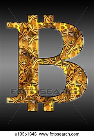 Bitcoin symbol, illustration. View Large Photo Image Stock Image - Bitcoin symbol, illustration.. Fotosearch