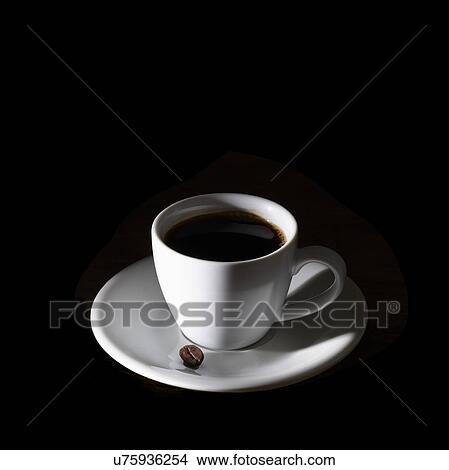Black coffee in coffee cup. View Large Photo Image Picture - Black coffee in coffee cup.. Fotosearch