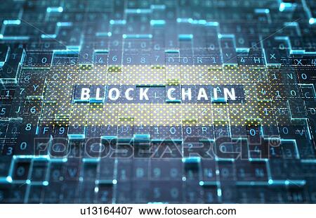 Blockchain technology concept. 3D illustration. View Large Photo Image Stock Photo - Blockchain technology concept. 3D illustration.. Fotosearch