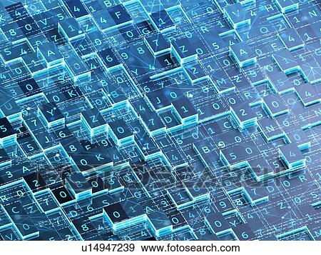 Blockchain technology concept. 3d illustration. View Large Photo Image Stock Photo - Blockchain technology concept. 3d illustration.. Fotosearch