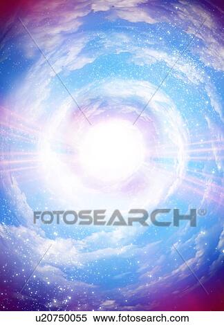 Stock Photography - Bright light, abstract space illustration.. Fotosearch
