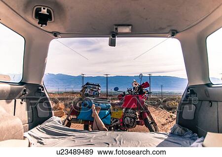 Stock Photo - Camping in Bishop, California, USA. Fotosearch