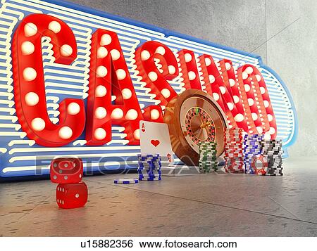 Stock Photograph - Casino, illustration. Fotosearch