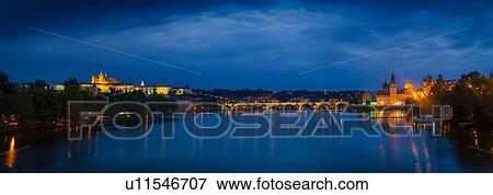 Charles Bridge, Prague, Czech Republic View Large Photo Image Stock Photo - Charles Bridge, Prague, Czech Republic. Fotosearch