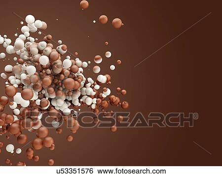 Chocolate and milk bubbles on brown background. 3D illustration. View Large Photo Image Stock Photograph - Chocolate and milk bubbles on brown background. 3D illustration.. Fotosearch