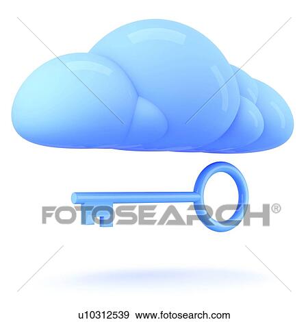 Stock Photo - Cloud technology, 3d conceptual illustration.. Fotosearch