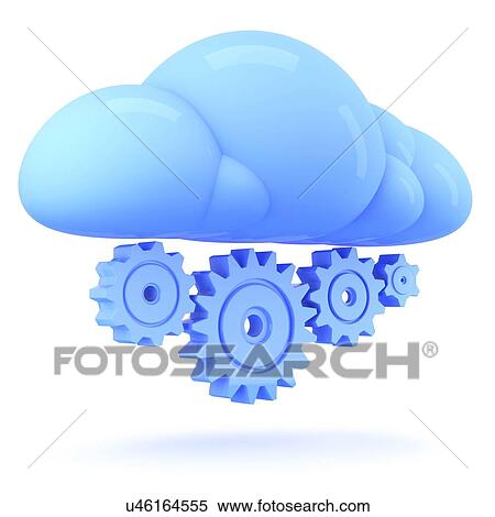 Cloud technology, 3d conceptual illustration. View Large Photo Image Stock Photography - Cloud technology, 3d conceptual illustration.. Fotosearch