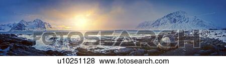 Coastal landscape, Norway View Large Photo Image Stock Photo - Coastal landscape, Norway. Fotosearch