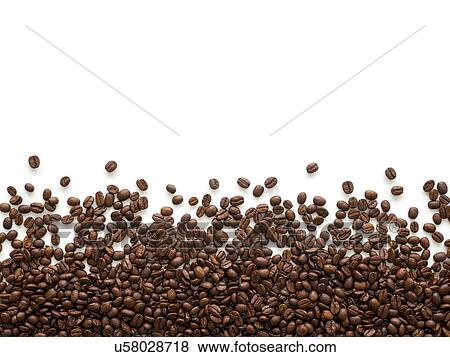 Coffee beans against white background. View Large Photo Image Stock Photo - Coffee beans against white background.. Fotosearch