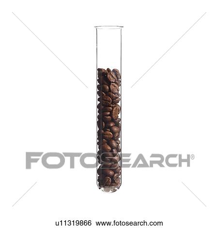 Coffee beans in a test tube, studio shot. View Large Photo Image Stock Photograph - Coffee beans in a test tube, studio shot.. Fotosearch