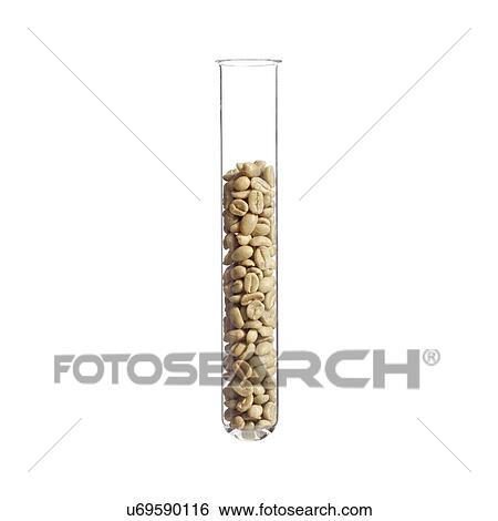 Coffee beans in a test tube, studio shot. View Large Photo Image Stock Photograph - Coffee beans in a test tube, studio shot.. Fotosearch