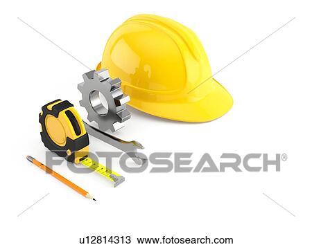 Construction and engineering tools, illustration View Large Photo Image Stock Image - Construction and engineering tools, illustration. Fotosearch