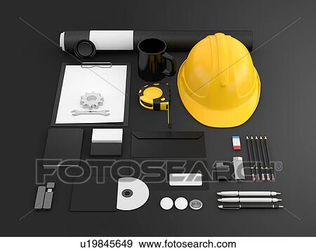 Stock Photo - Construction industry, illustration.. Fotosearch