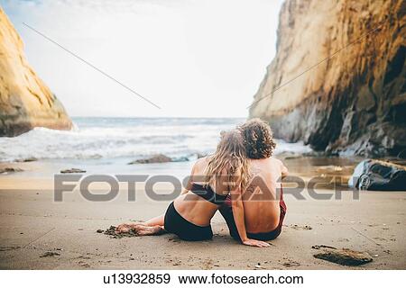 Couple enjoying beach, Canoa, Manabi, Ecuador View Large Photo Image Stock Photo - Couple enjoying beach, Canoa, Manabi, Ecuador. Fotosearch