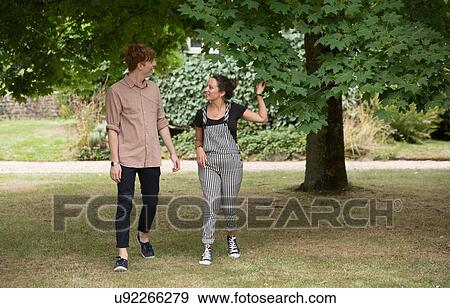Couple enjoying countryside View Large Photo Image Stock Photo - Couple enjoying countryside. Fotosearch