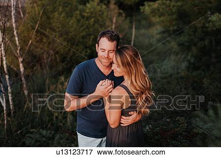 Couple hugging in Algonquin Park, Canada View Large Photo Image Stock Photo - Couple hugging in Algonquin Park, Canada. Fotosearch