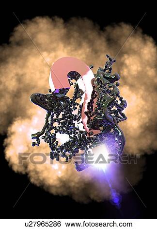 Stock Photograph - Dark matter, conceptual illustration.. Fotosearch
