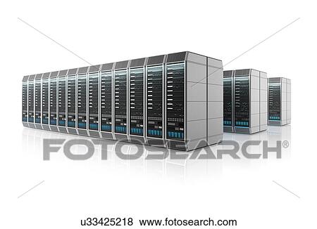 Stock Photo - Data centre, illustration. Fotosearch