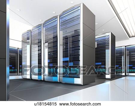 Stock Photography - Data centre, illustration. Fotosearch