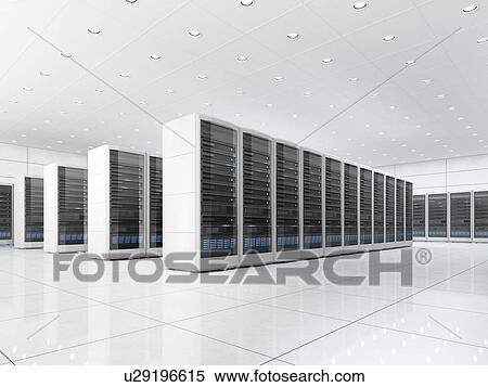 Stock Photography - Data centre, illustration. Fotosearch
