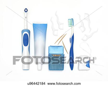 Picture - Dental equipment against a white background.. Fotosearch