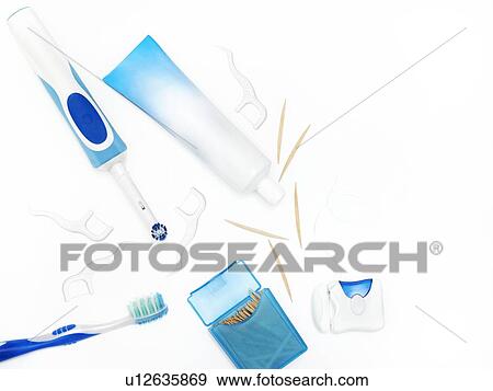 Stock Photo - Dental equipment against a white background.. Fotosearch