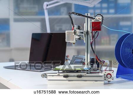 Stock Photo - Desktop 3D printer.. Fotosearch