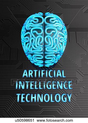 Digital brain with artificial intelligence. 3d illustration. View Large Photo Image Stock Image - Digital brain with artificial intelligence. 3d illustration.. Fotosearch