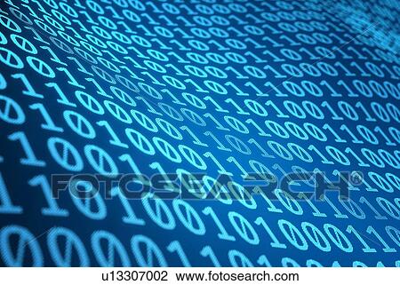 Digital data or binary code on virtual wavy surface on blue background. 3D illustration. The concept of quantum technologies. View Large Photo Image Stock Image - Digital data or binary code on virtual wavy surface on blue background. 3D illustration. The concept of quantum technologies.. Fotosearch