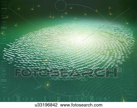 Digital fingerprint. Illustration of a human fingerprint represented as a series of ones and zeros, the binary code used in computing. View Large Photo Image Stock Image - Digital fingerprint. Illustration of a human fingerprint represented as a series of ones and zeros, the binary code used in computing.. Fotosearch
