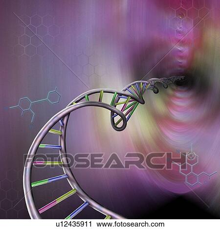 DNA molecule, illustration. View Large Photo Image Stock Image - DNA molecule, illustration.. Fotosearch
