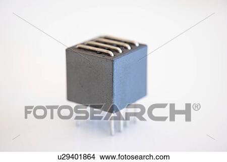 Electronic transformer isolated on white background. View Large Photo Image Picture - Electronic transformer isolated on white background.. Fotosearch