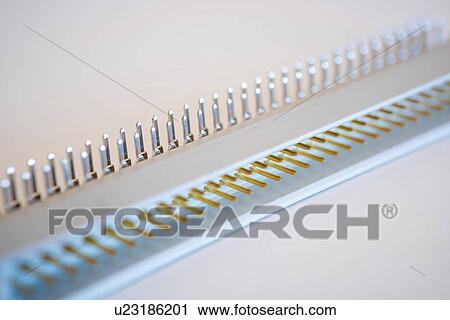 Stock Image - Electronics connectors.. Fotosearch