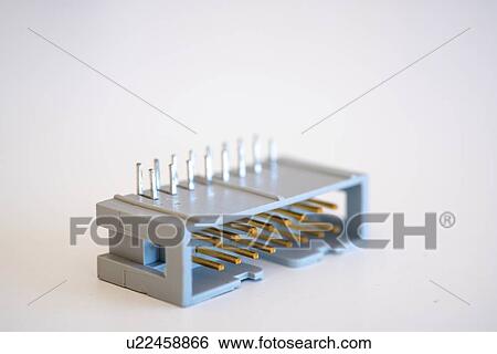 Stock Photograph - Electronics connectors.. Fotosearch