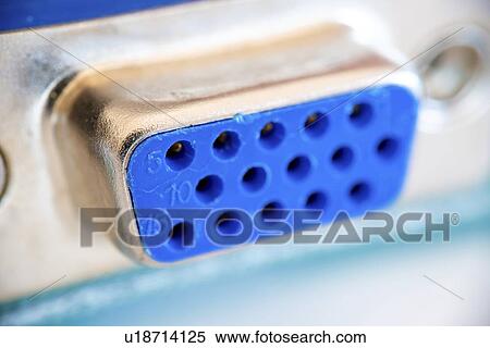 Stock Photography - Electronics connectors.. Fotosearch