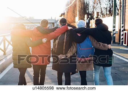 Friends on city break, Milan, Italy View Large Photo Image Stock Photo - Friends on city break, Milan, Italy. Fotosearch