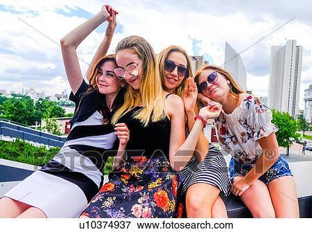 Friends on city break View Large Photo Image Stock Photo - Friends on city break. Fotosearch