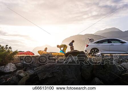 Friends on rock climbing trip, Squamish, Canada View Large Photo Image Stock Image - Friends on rock climbing trip, Squamish, Canada. Fotosearch