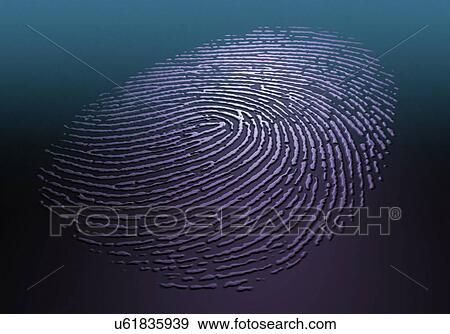 Illustration of an embossed human fingerprint on a flat surface. View Large Photo Image Stock Photo - Illustration of an embossed human fingerprint on a flat surface.. Fotosearch