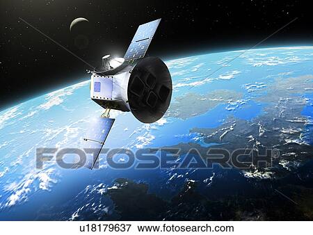 Stock Photo - Illustration of the Transiting Exoplanet Survey Satellite (TESS). TESS was launched by NASA in April 2018, the successor to Kepler. It has a two-year mission, during which it will be hunting for extrasolar planets transiting their stars. It is.... Fotosearch