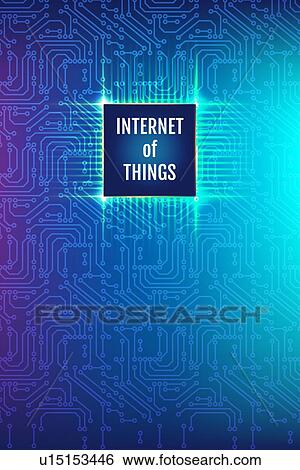 Stock Photograph - Internet of things, conceptual illustration.. Fotosearch