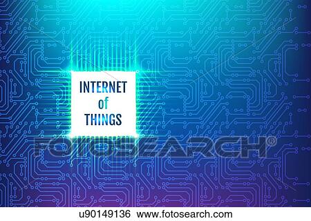 Internet of things, conceptual illustration. View Large Photo Image Stock Photograph - Internet of things, conceptual illustration.. Fotosearch