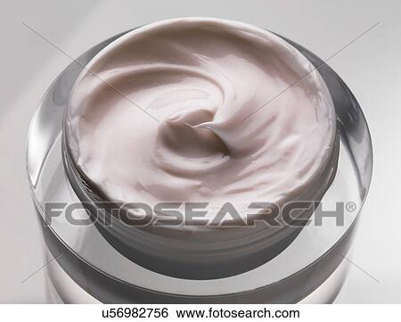 Stock Photograph - Jar of face cream. Fotosearch