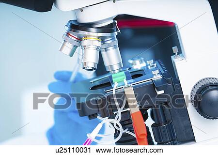 Stock Image - Lab on a chip.. Fotosearch